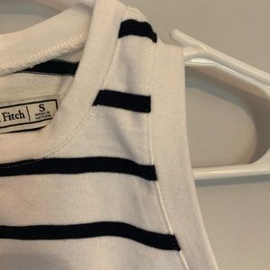 Abercrombie Cropped Stripe Tank